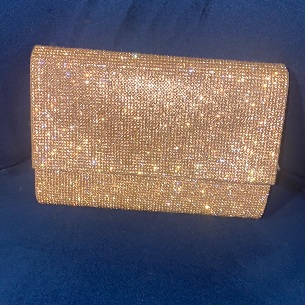 Beautiful Rose Gold Crossbody/Clutch